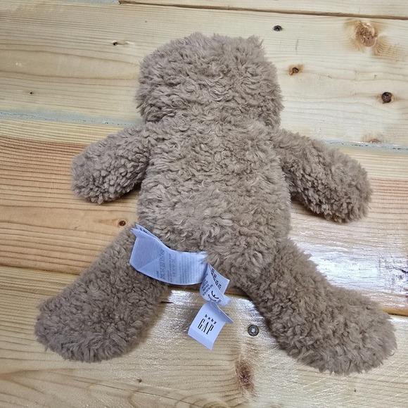 Baby Gap‎ Bear Plush Stuffed Animal Light Brown Tan Fuzzy Toy - Picture 3 of 8